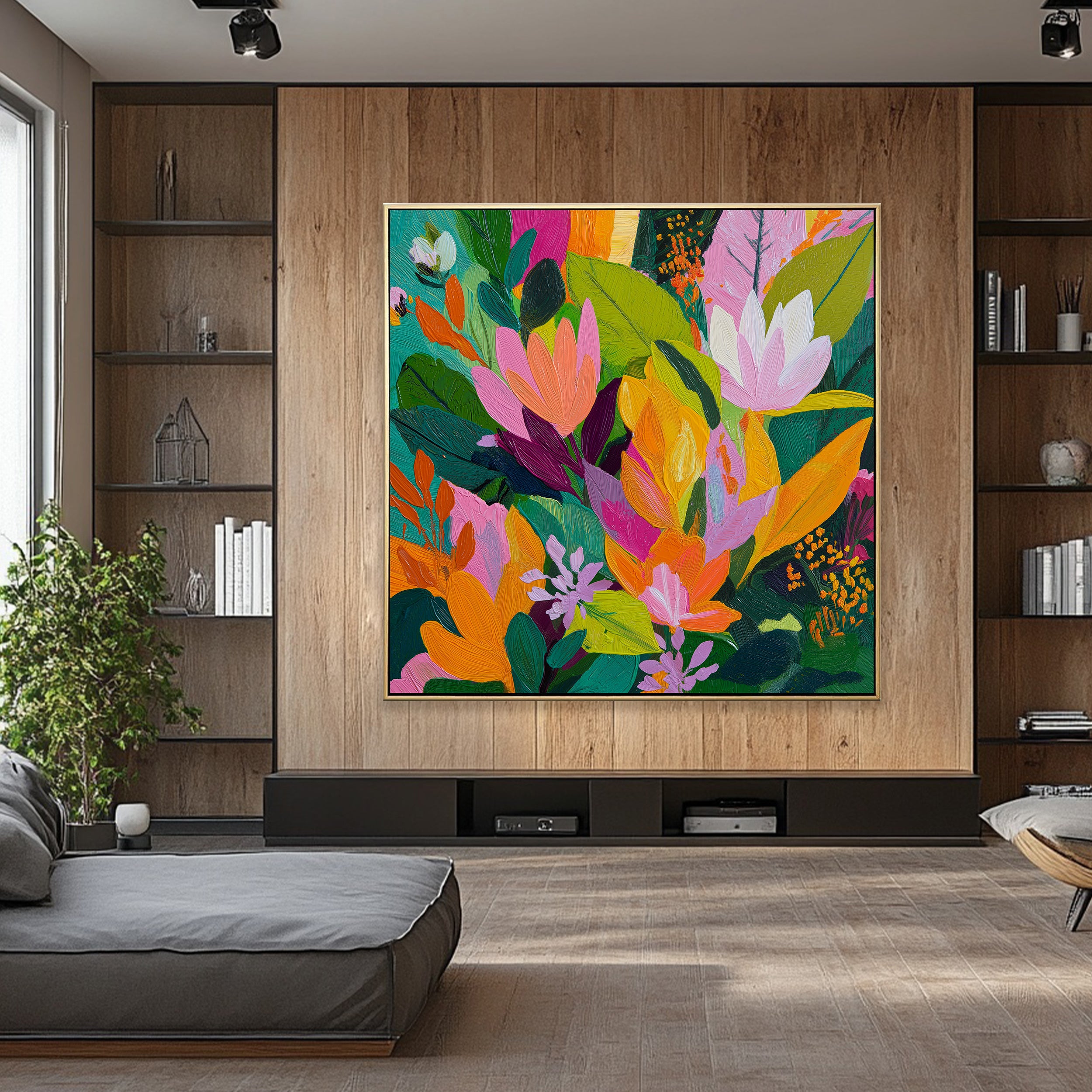 Flower & Tree art #QS063