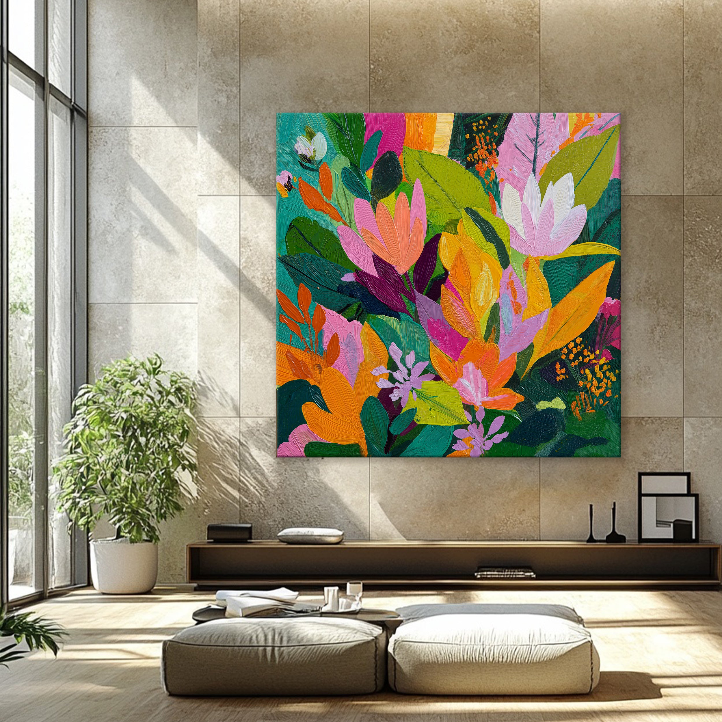 Flower & Tree art #QS063