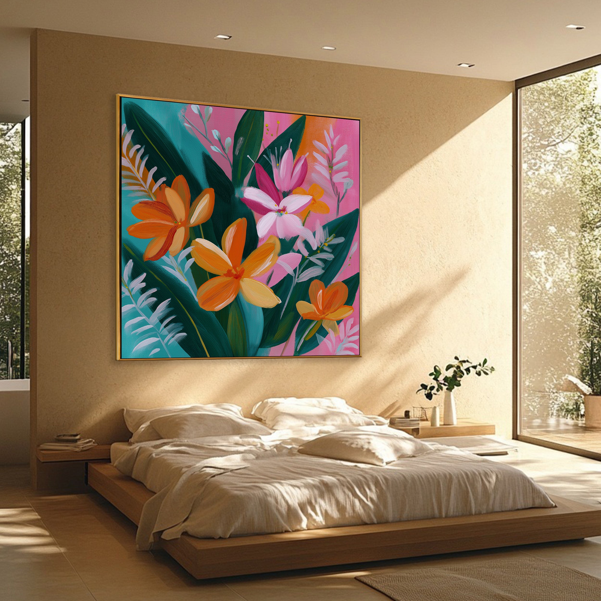 Flower & Tree art #QS055