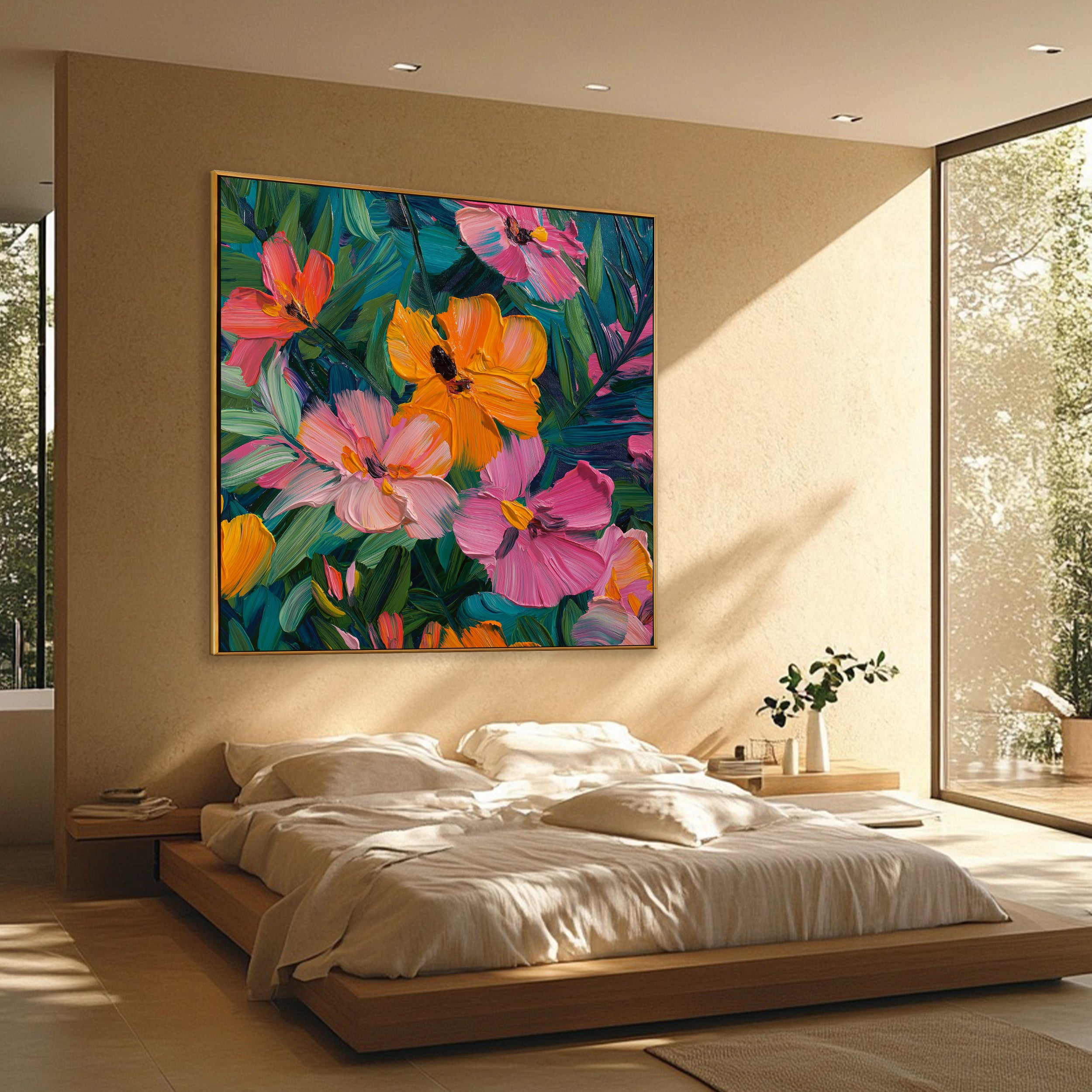 Flower & Tree art #QS064