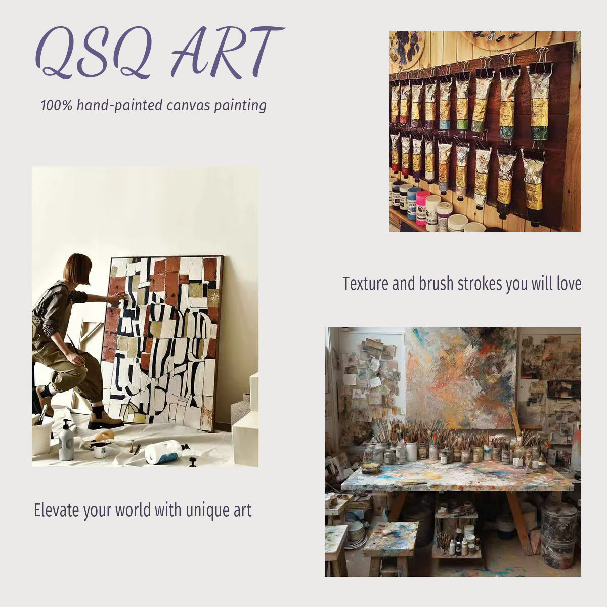 Plaster & Texture Art #QS361