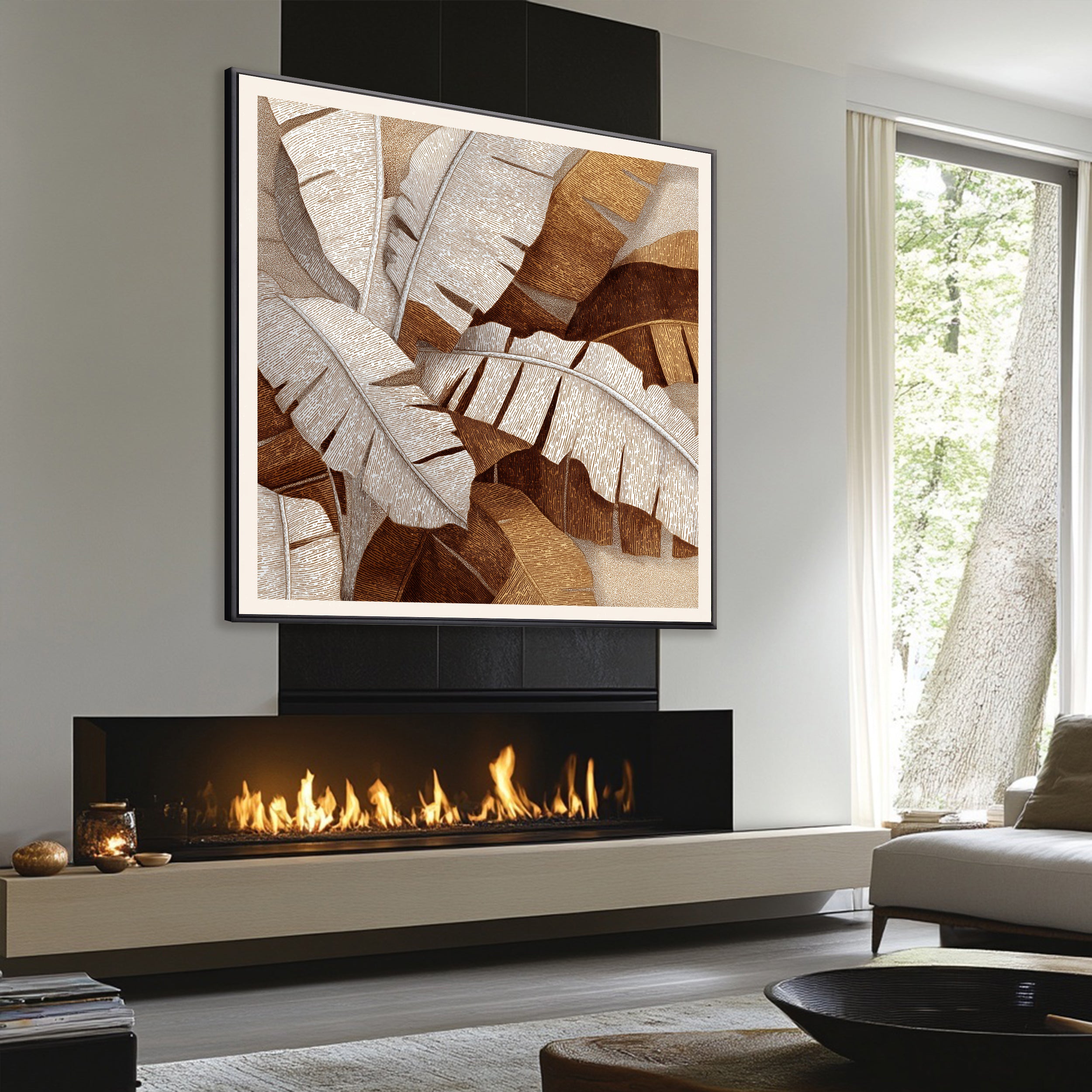 Flower & Tree art #QS343