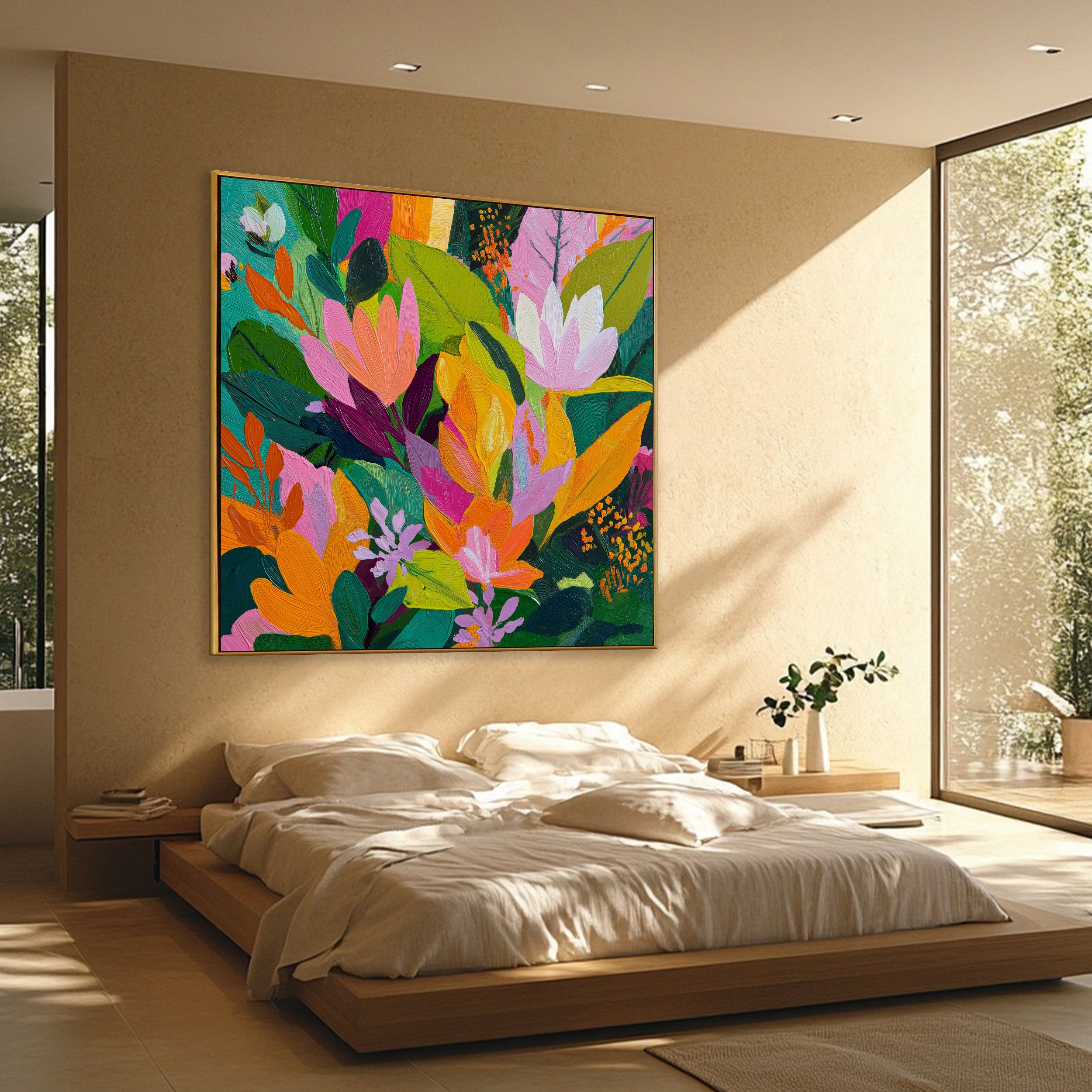 Flower & Tree art #QS063