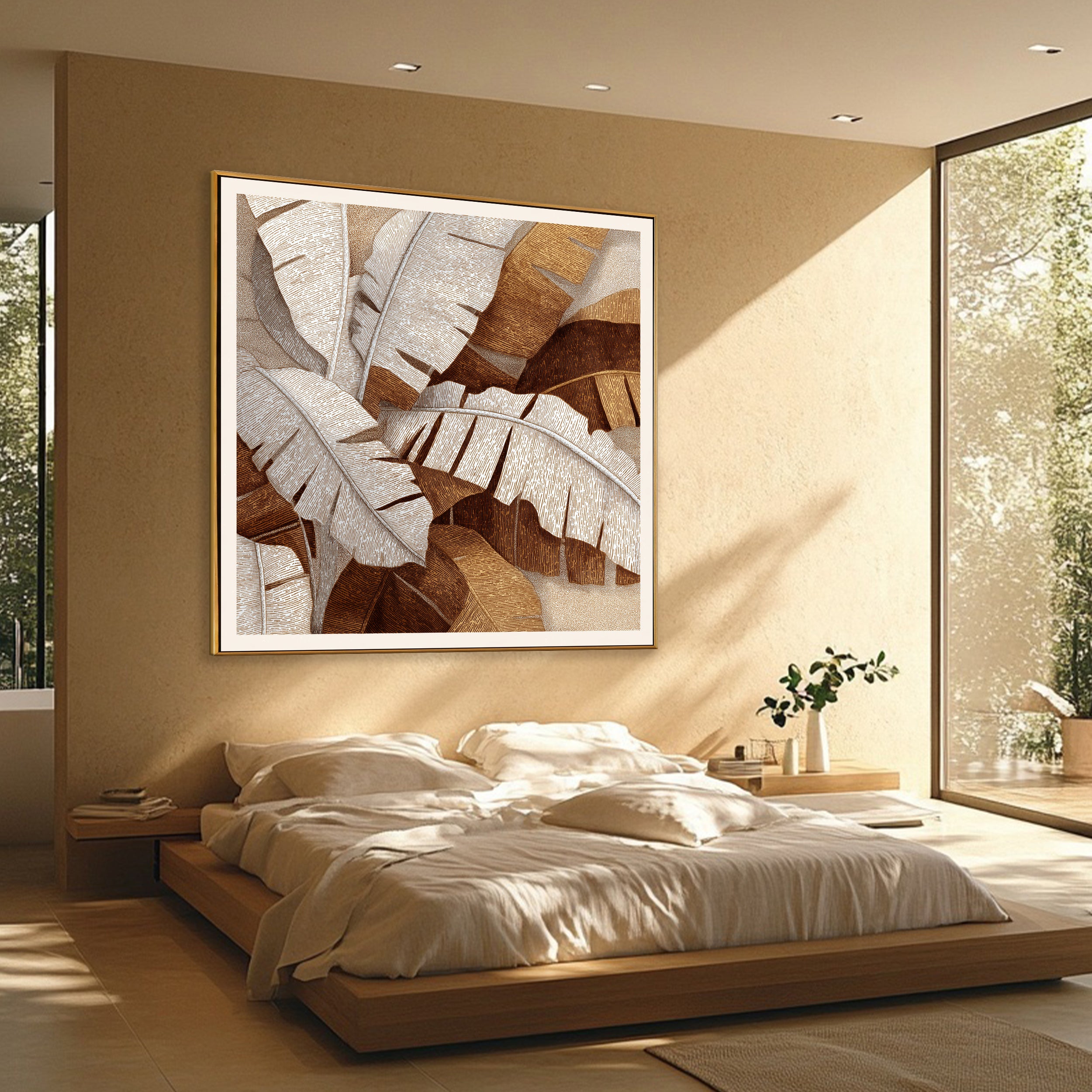 Flower & Tree art #QS343