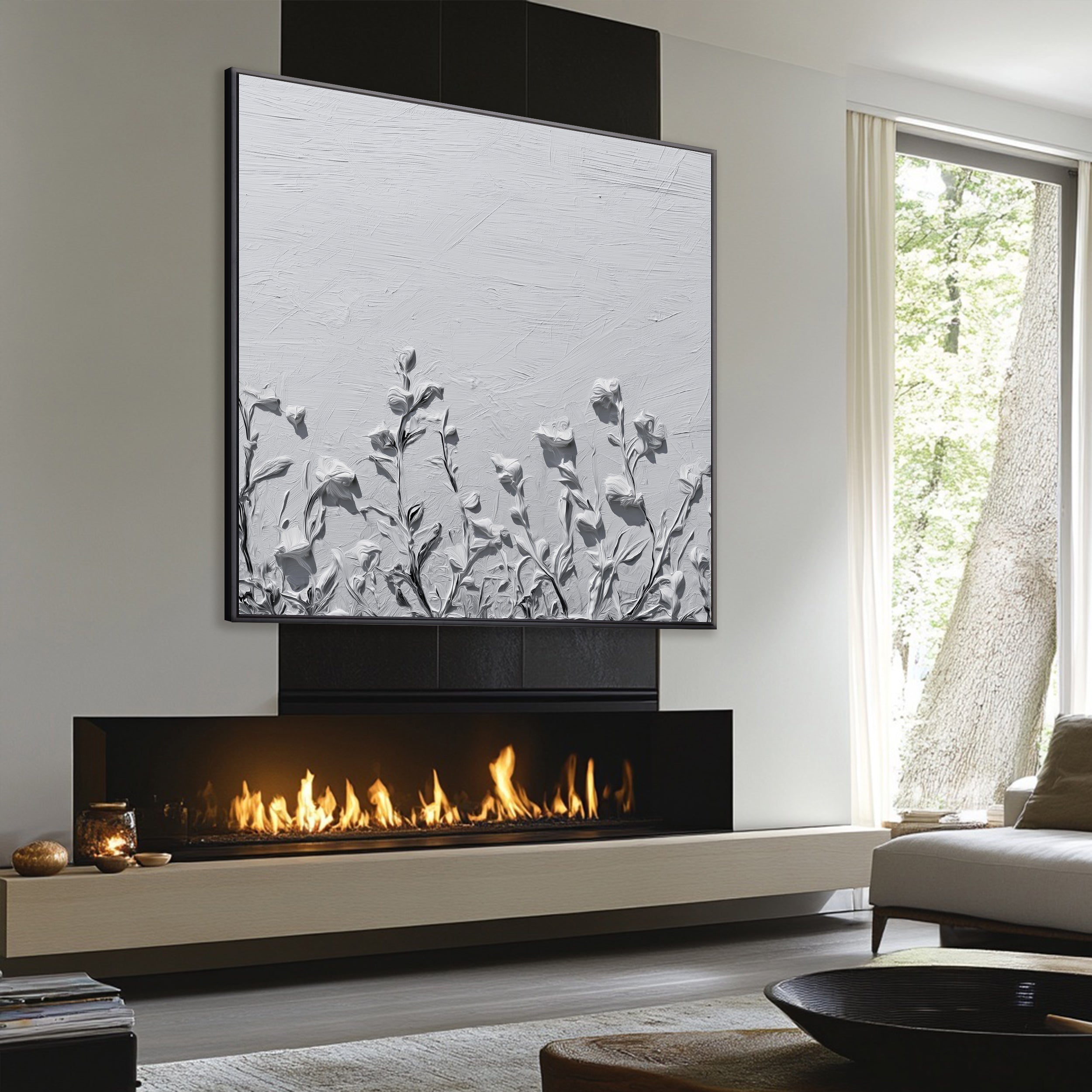 Flower & Tree art #QS155