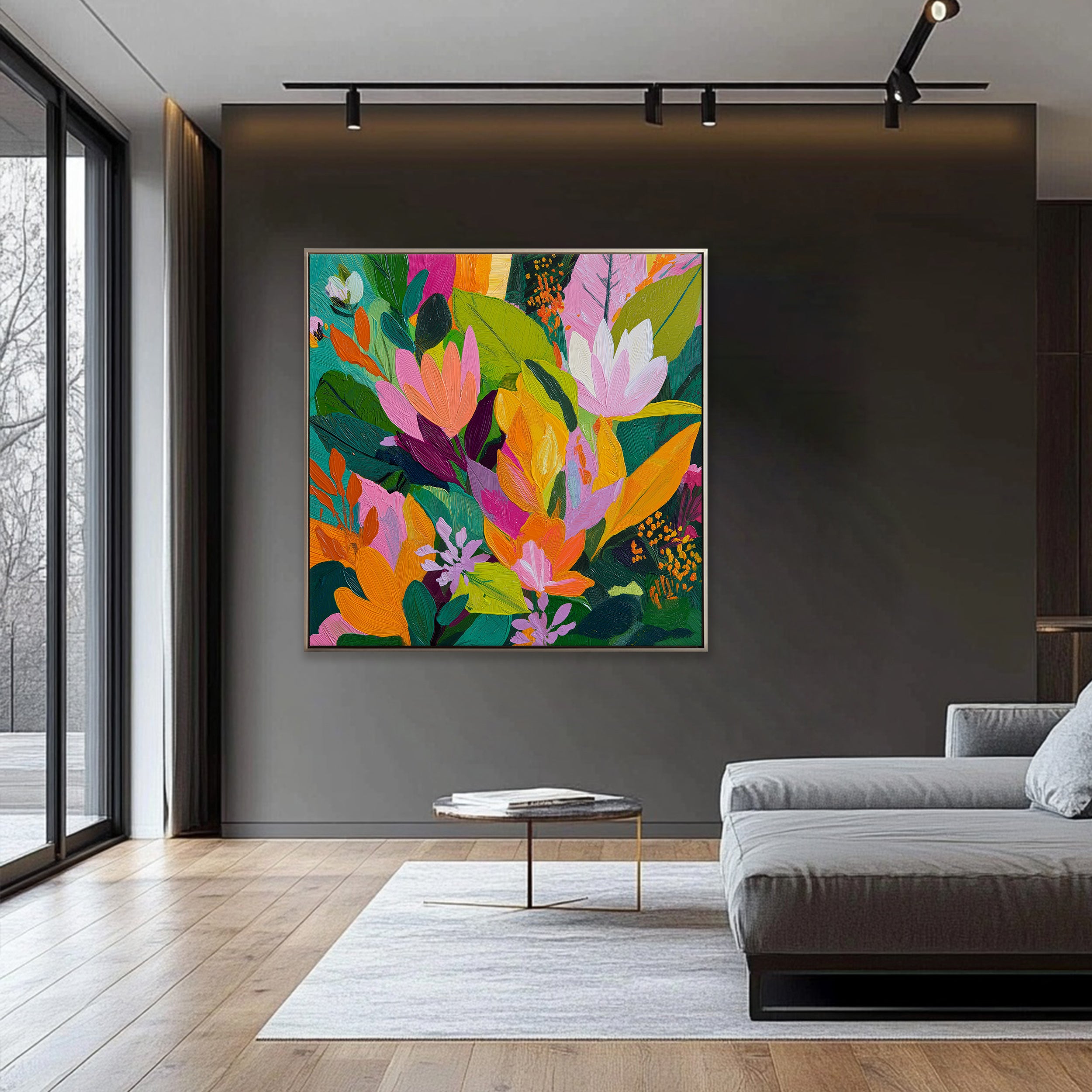 Flower & Tree art #QS063