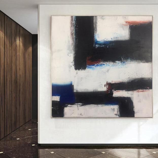 A WAY OUT | Abstract Canvas Wall Art | QSQart — Front View | Abstract Oil Painting for Home Decor