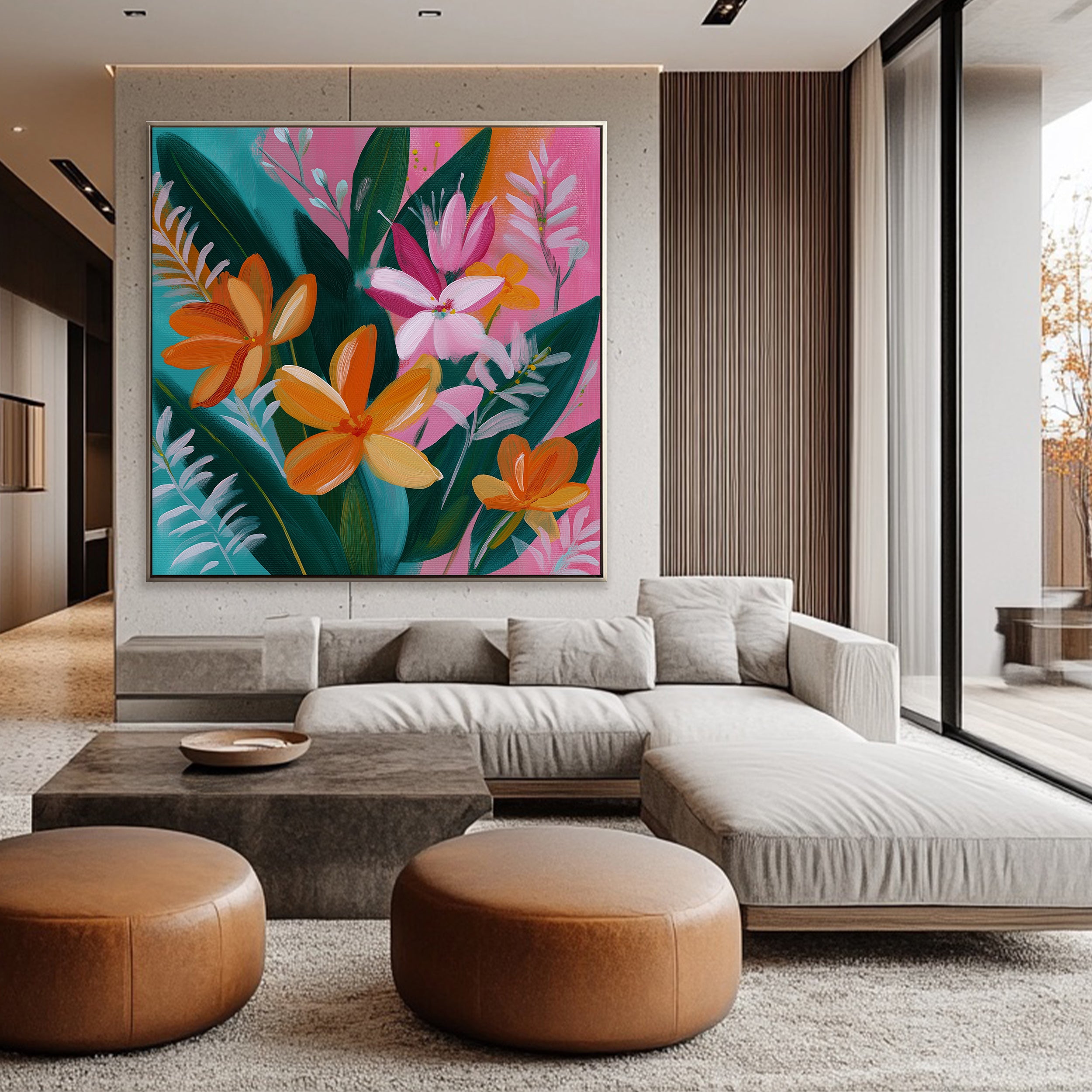 Flower & Tree art #QS055