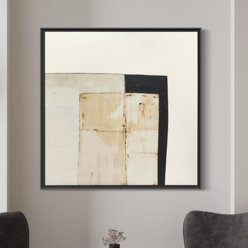 Above My Head | Abstract Canvas Wall Art | QSQart — Front View | Abstract Oil Painting for Home Decor