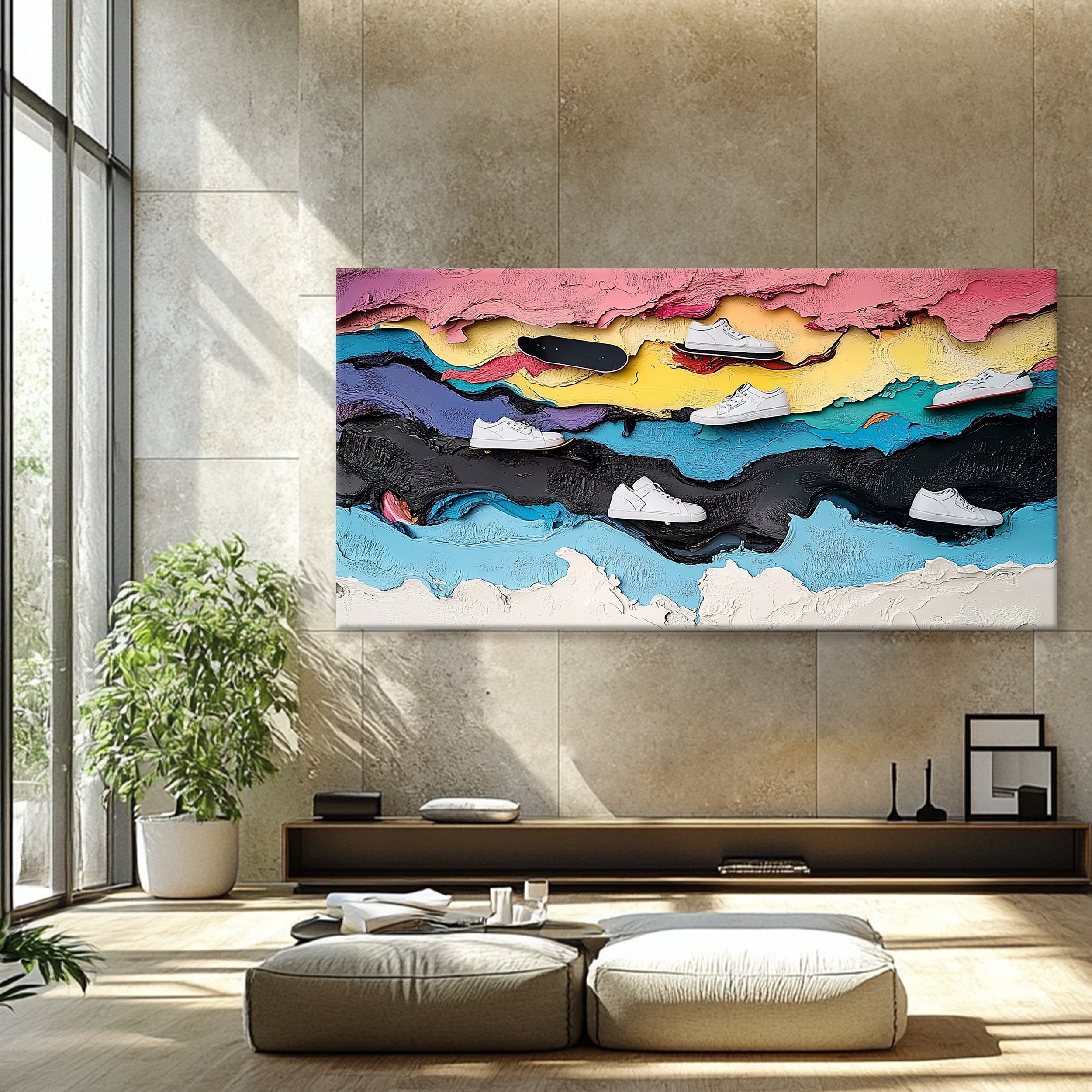 Plaster & Texture Art #QS446