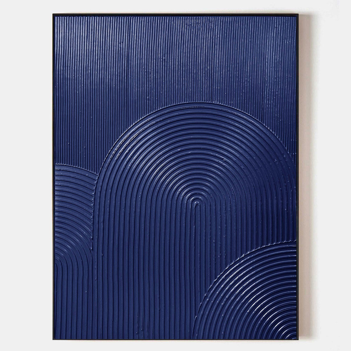 3D Navy Abstract Painting #ABAV338