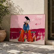 "POP Art" - Modern Heavy Impasto Abstract Artwork | Rich Color Palette Knife Painting | Luxury Horizontal Wall Art #Q 69