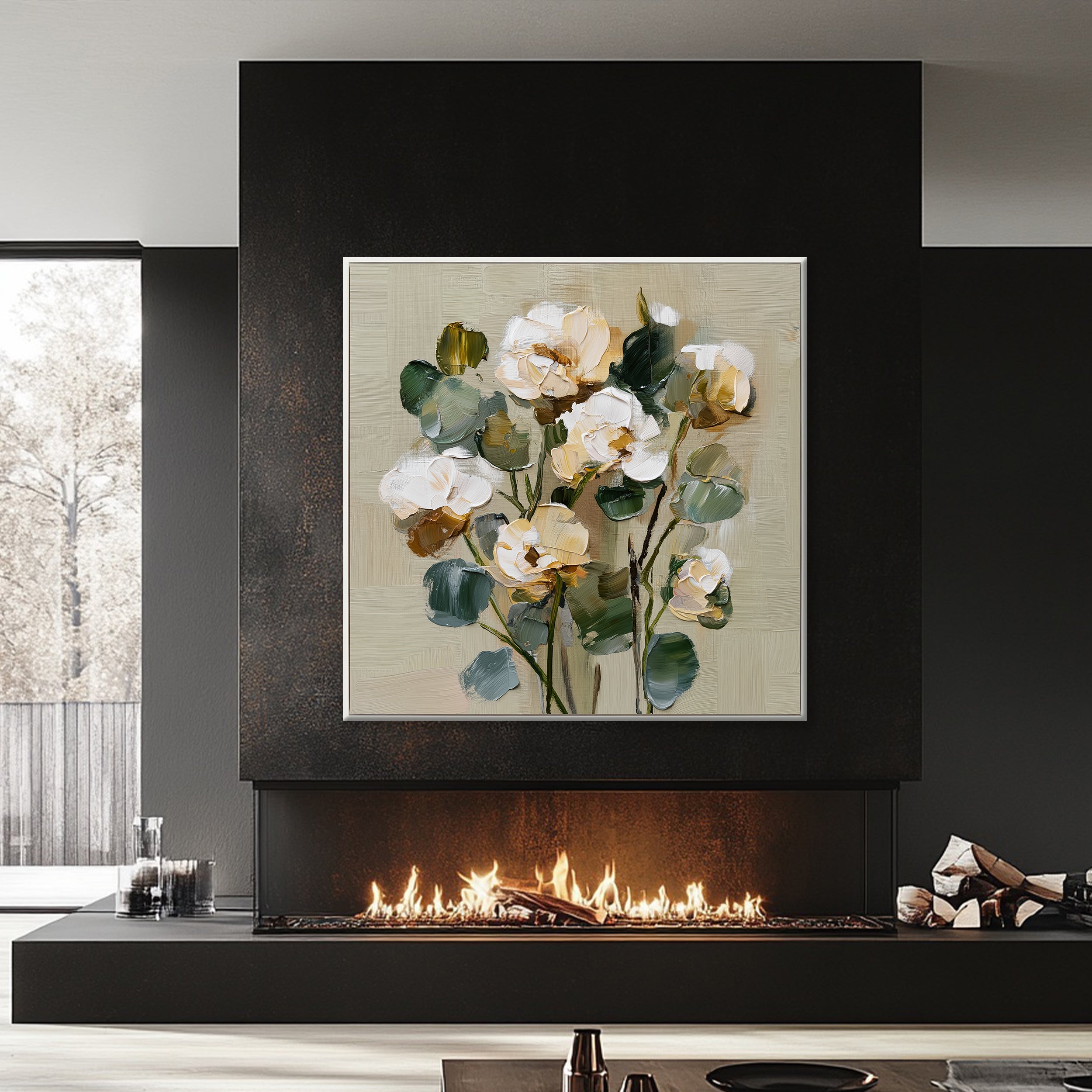 Flower & Tree art #QS235