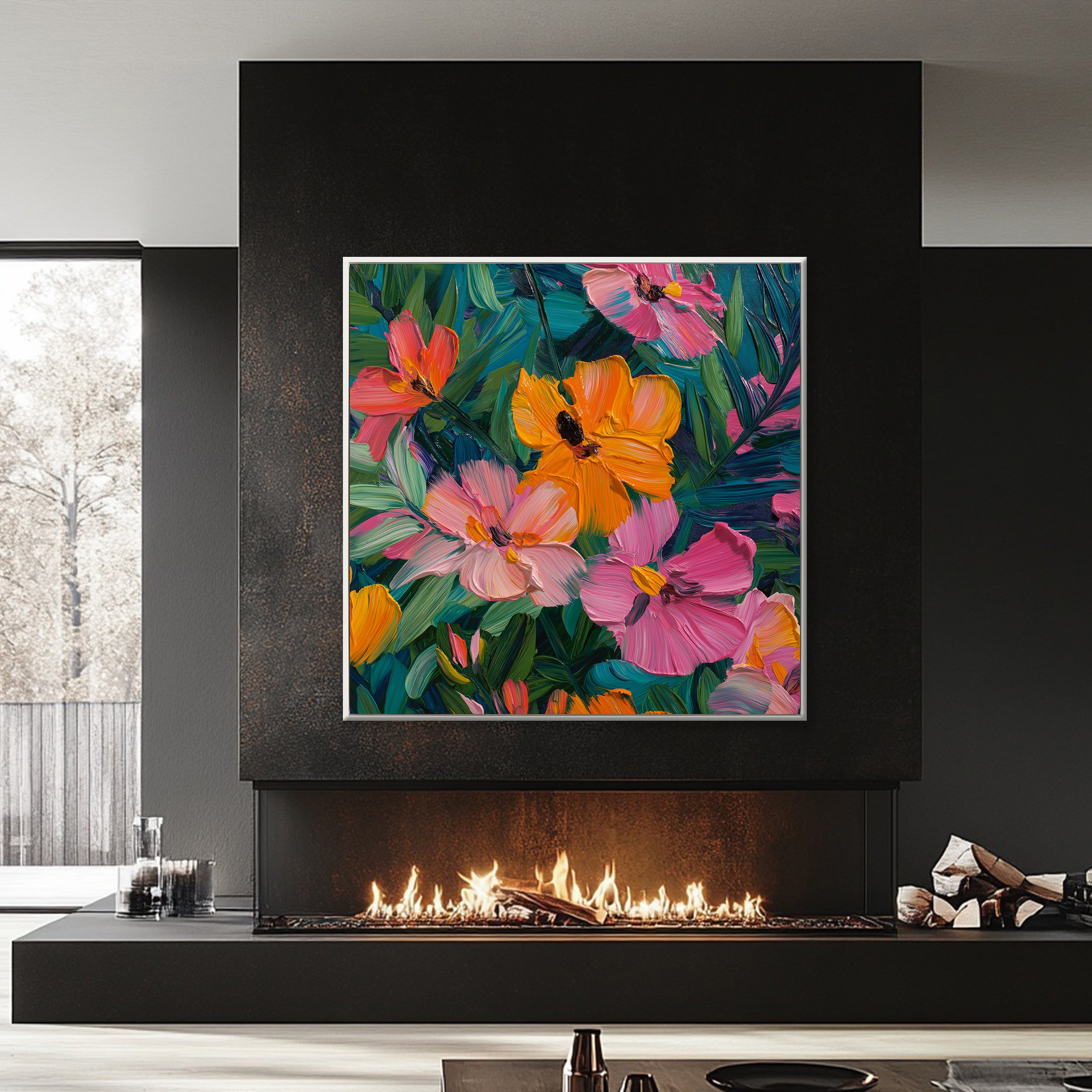 Flower & Tree art #QS064