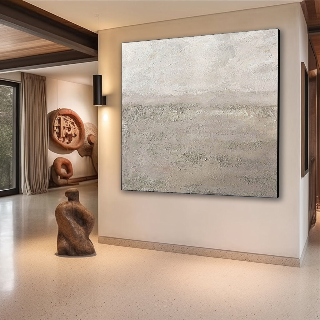 Abstract Painting #CXA 005 | Abstract Canvas Wall Art | QSQart — Front View | Abstract Oil Painting for Home Decor