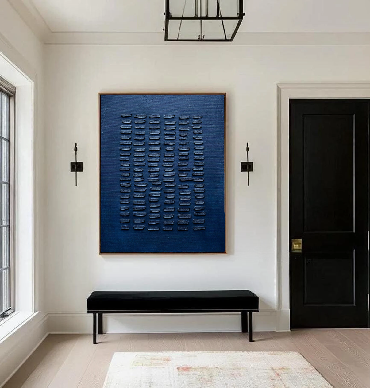 Abyss #2 — Front View | Abstract Oil Painting for Home Decor