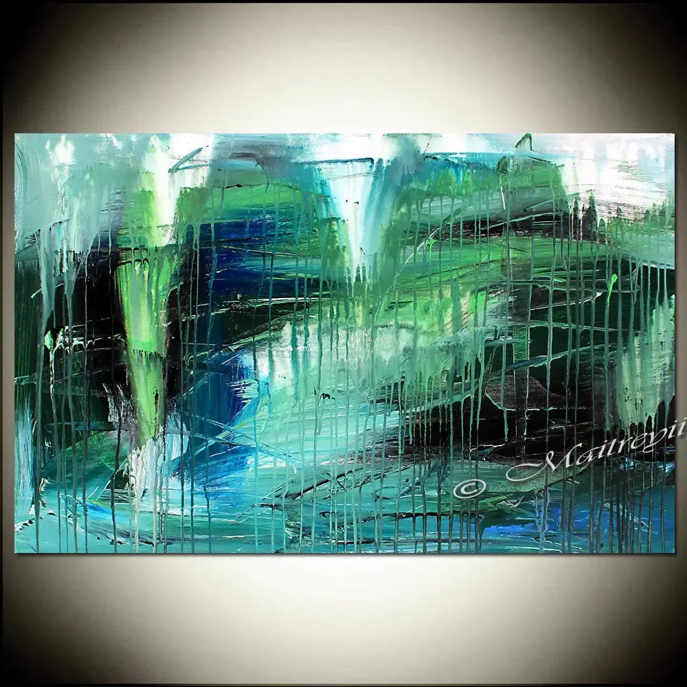 Abstract Art Painting | Modern Wall Art on Canvas — Front View | Abstract Oil Painting for Home Decor