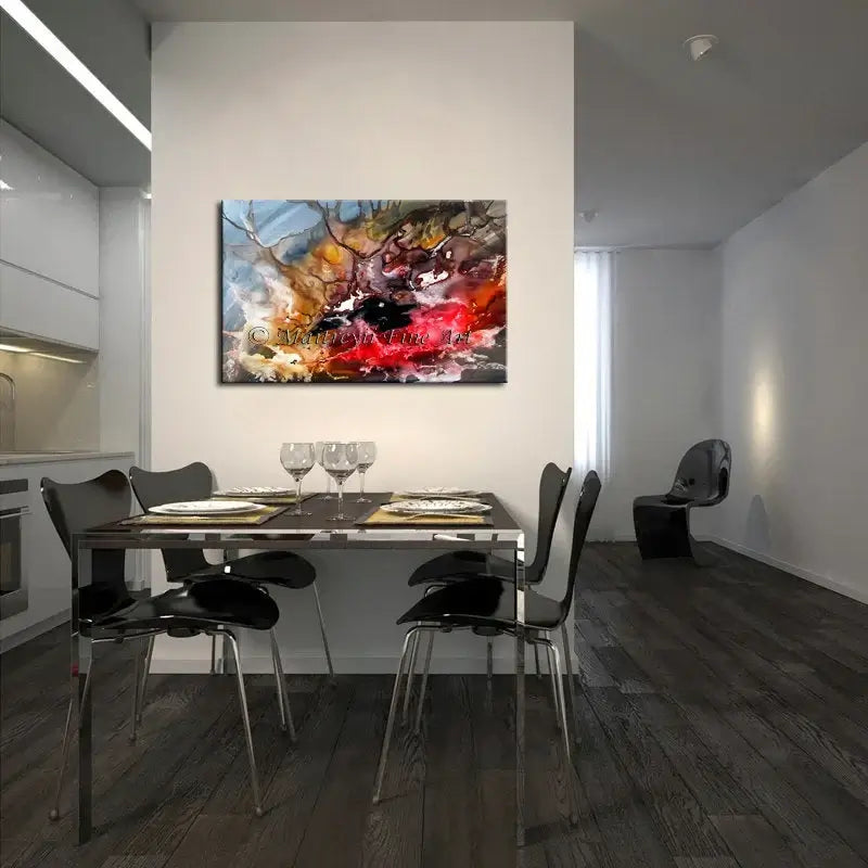 Abstract Modern Art — Front View | Abstract Oil Painting for Home Decor