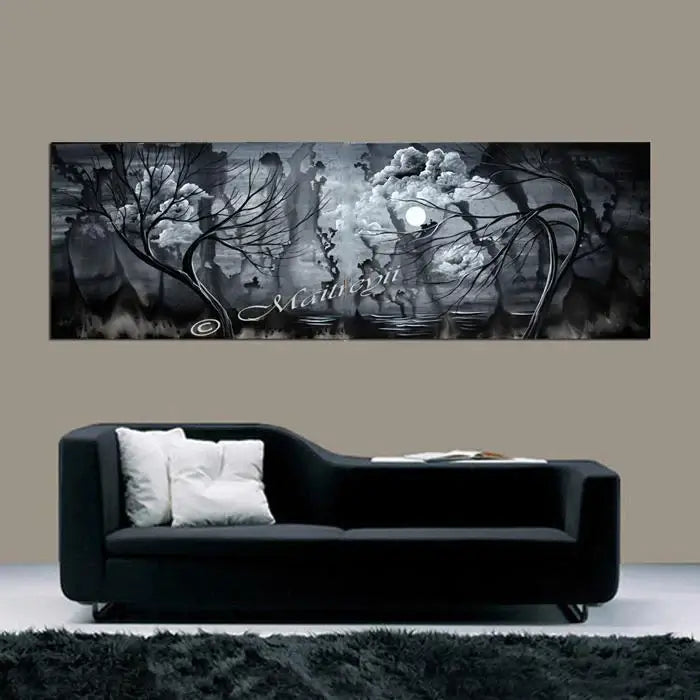 Abstract Landscape Modern Art For Sale — Front View | Abstract Oil Painting for Home Decor