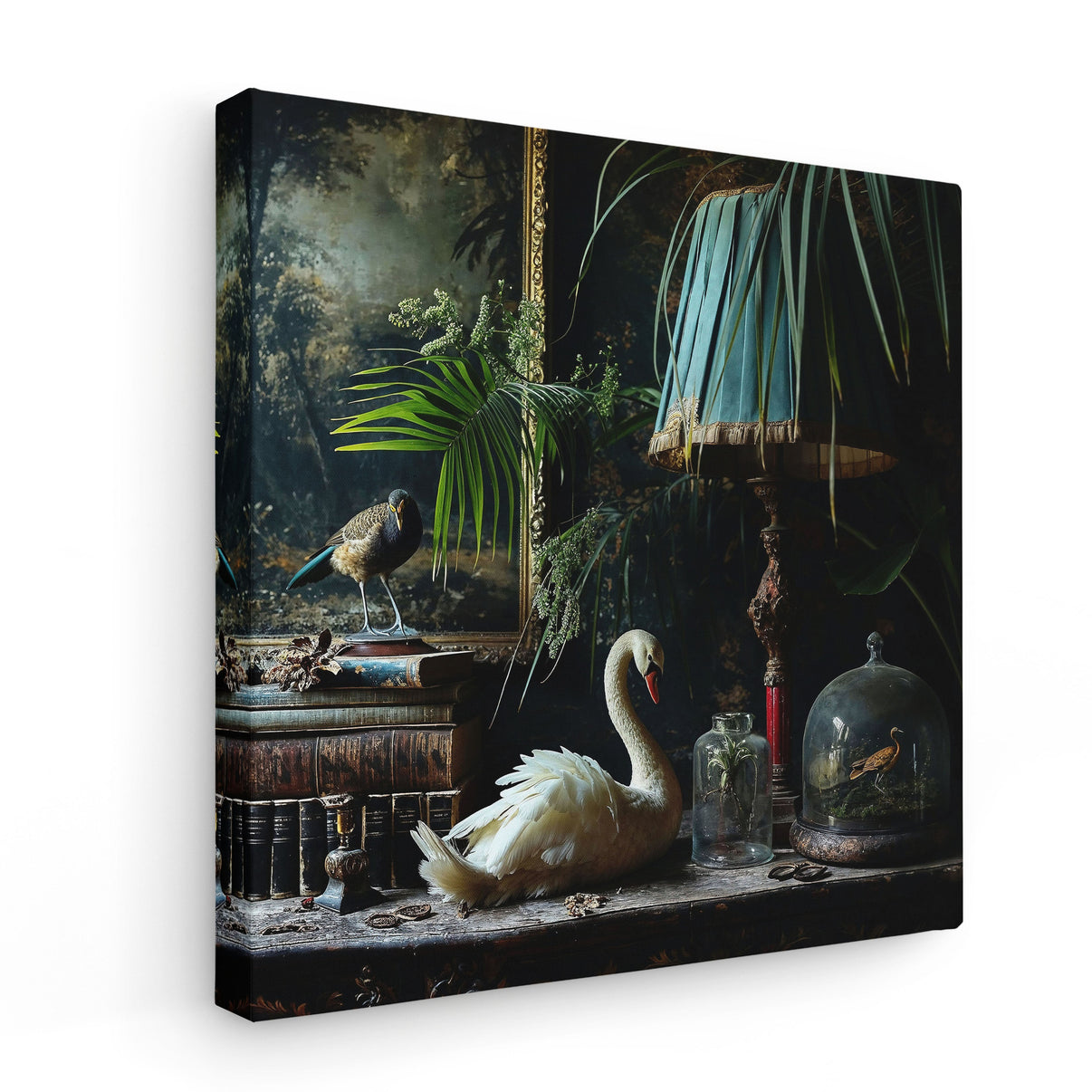 A Quiet Study Gallery Wrap Canvas — Front View | Abstract Oil Painting for Home Decor