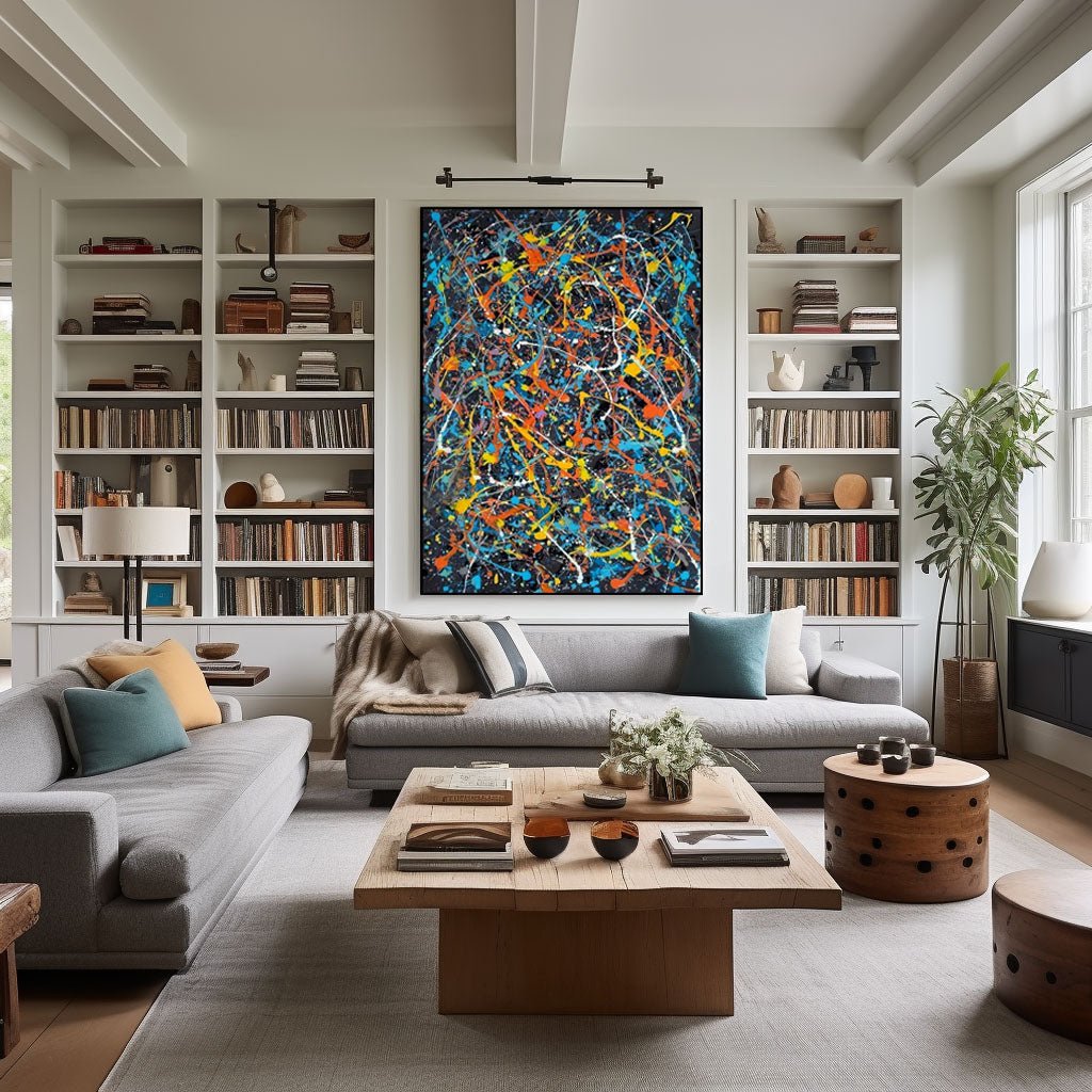 Abstract  Painting "Eternal Spring" — Front View | Abstract Oil Painting for Home Decor