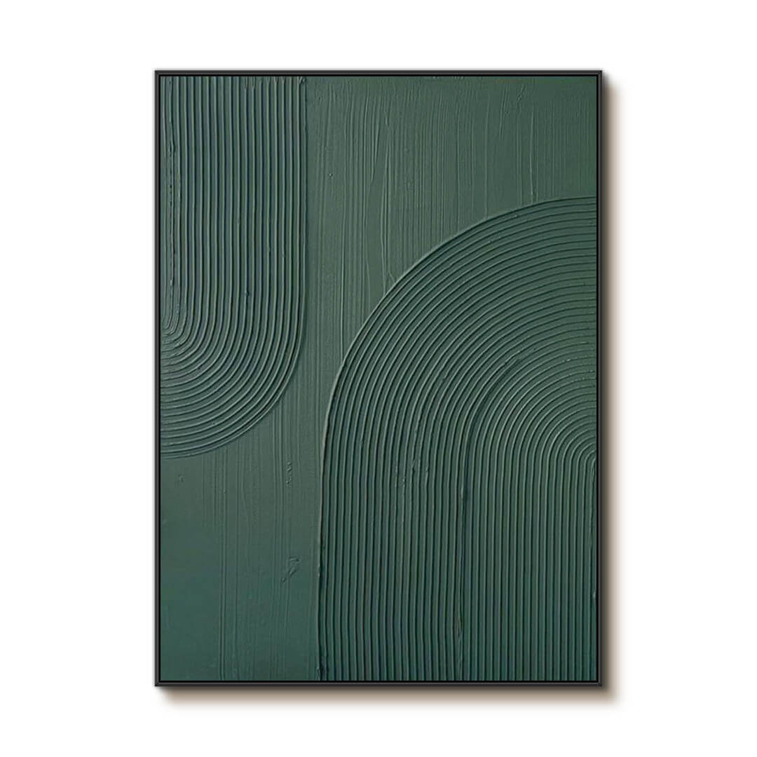 Arc Rhythm — Front View | Abstract Oil Painting for Home Decor