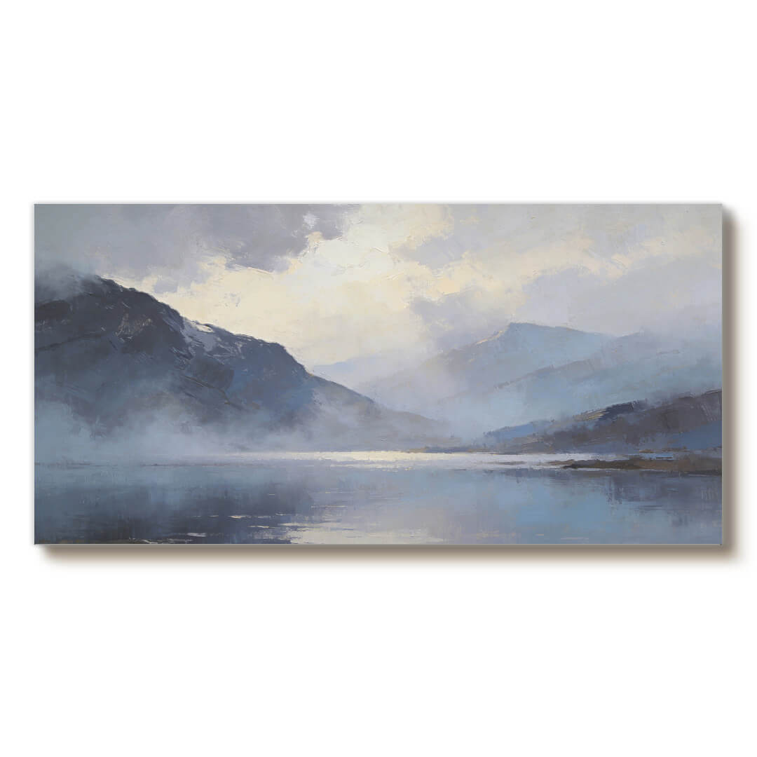 Baptism of Dawn — Front View | Abstract Oil Painting for Home Decor