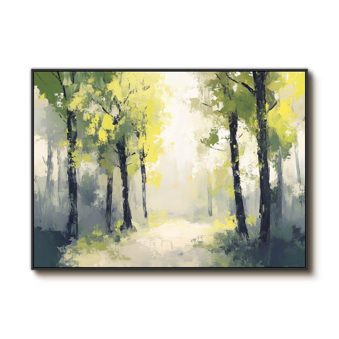 Be Still I — Front View | Abstract Oil Painting for Home Decor