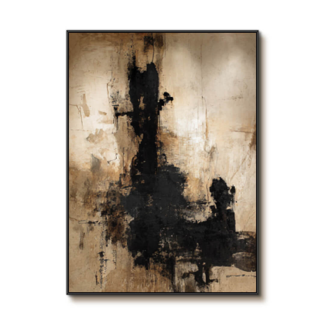 Beauty in Ruins — Front View | Abstract Oil Painting for Home Decor