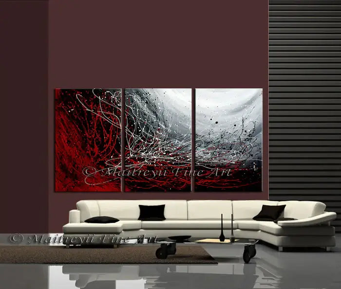 Abstract Modern Art Oil Painting For Sale — Front View | Abstract Oil Painting for Home Decor
