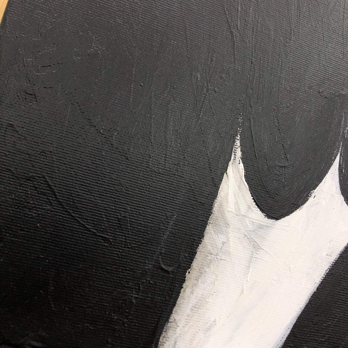 ANCIENT STONES | Hand-Painted Canvas Art | QSQart — Front View | Abstract Oil Painting for Home Decor