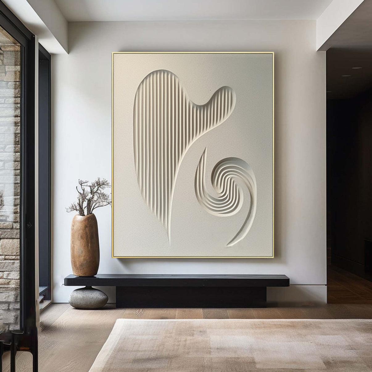 Abstract Dimensional Art — Front View | Abstract Oil Painting for Home Decor