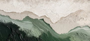 "3D-Textured Art｜Layered Mountain" - Modern Heavy Impasto Landscape Artwork | 3D Rich Color Palette Knife Painting | Luxury Vertical Wall Art #Q 46