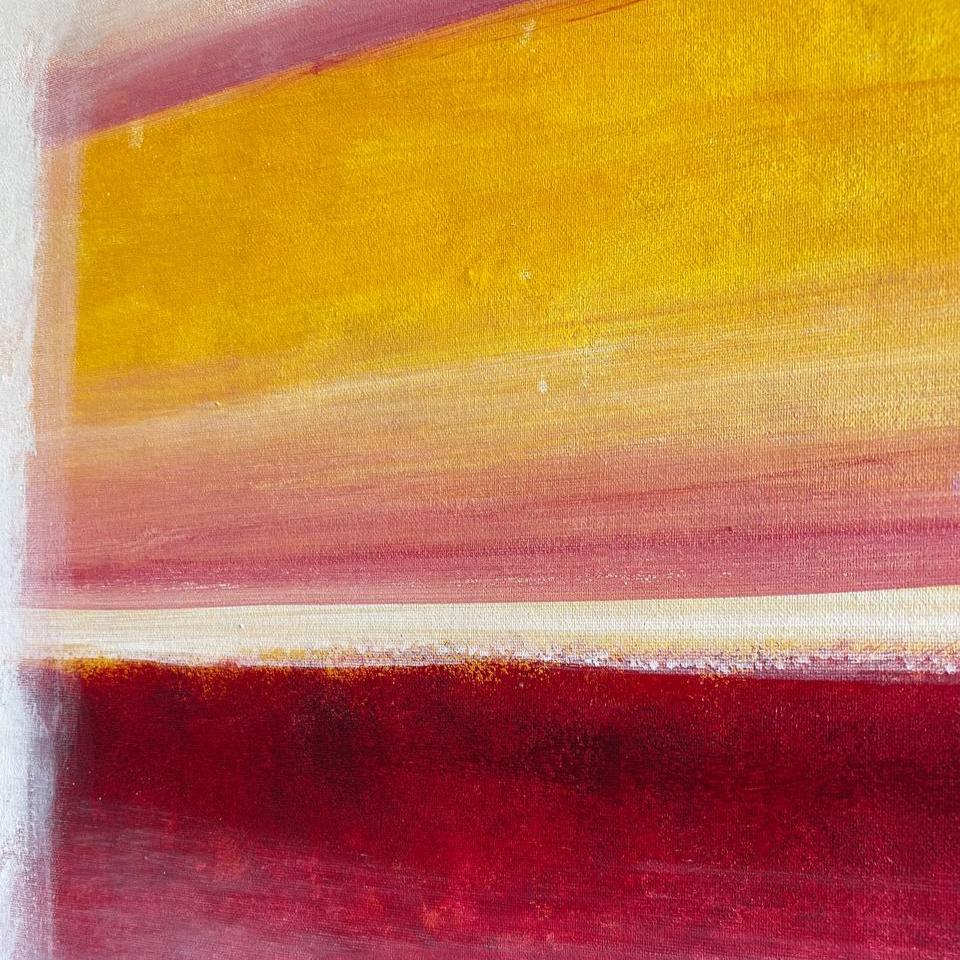 ABSTRACT EDGE | Abstract Canvas Wall Art | QSQart — Front View | Abstract Oil Painting for Home Decor