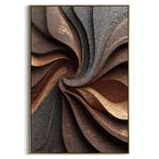 "East Sage Ridge Relief" - Modern Heavy Impasto Abstract Textured Artwork | White & Beige Palette Knife Painting | Luxury Vertical Wall Art #Q 518